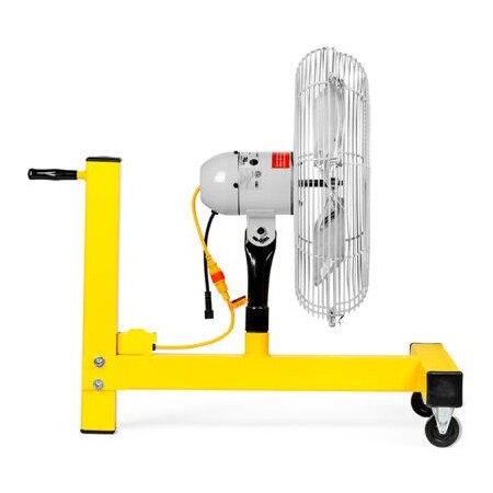 Hunter Fan Co. Jan Fan Jan Fan 20in Rugged Mobile Fan w/ Drop Cord Switch, 2 Speed, Silver, 3PK JF-RMF20-DCS-S